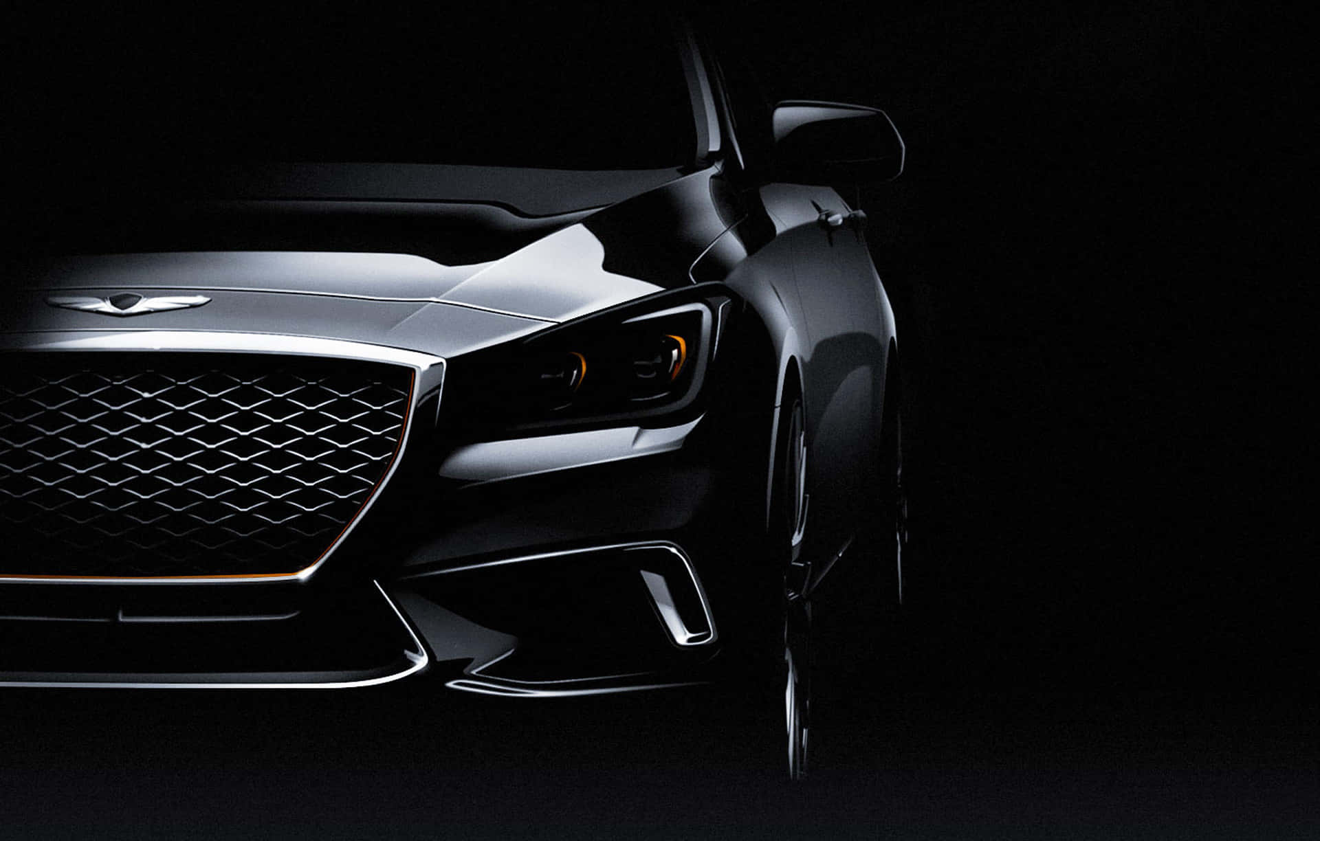 Sleek and Elegant Genesis G80 in Action Wallpaper