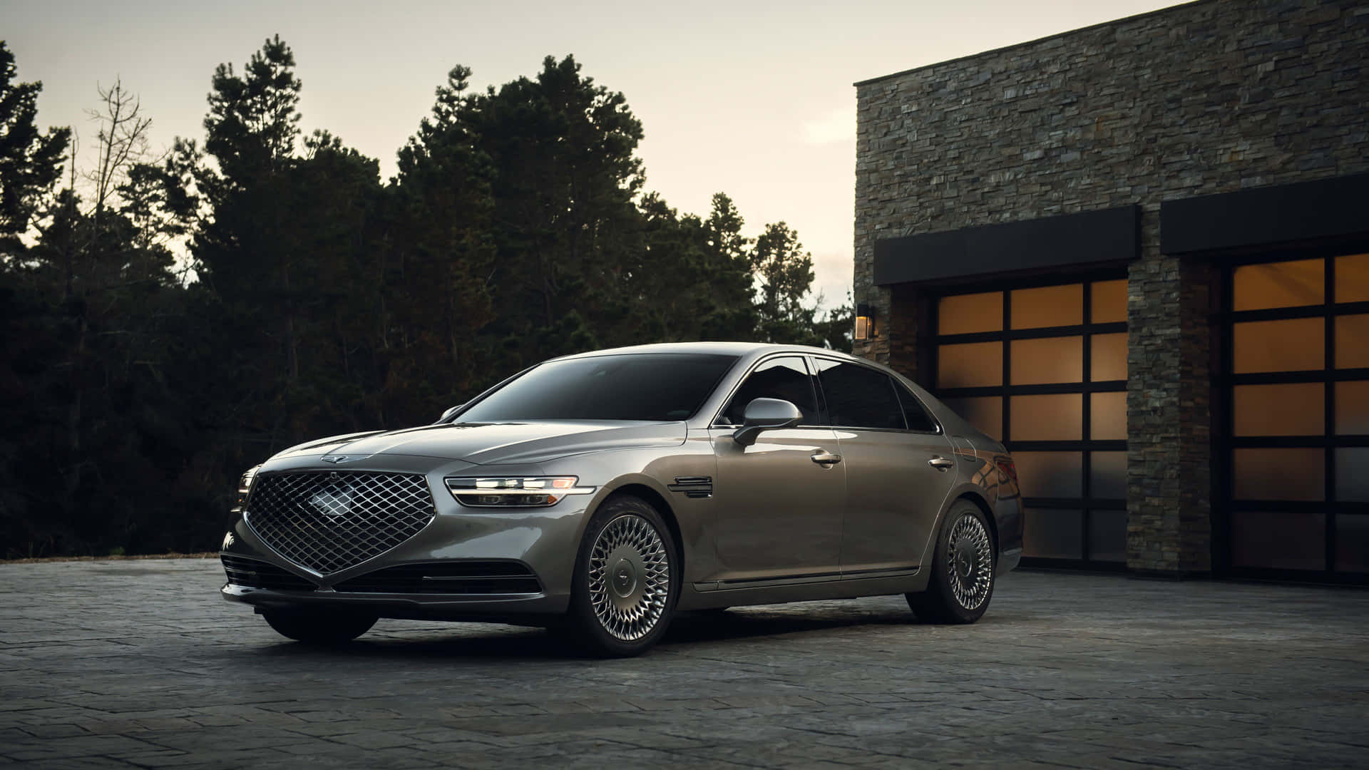 Sleek and Elegant Genesis G90 Luxury Sedan Wallpaper