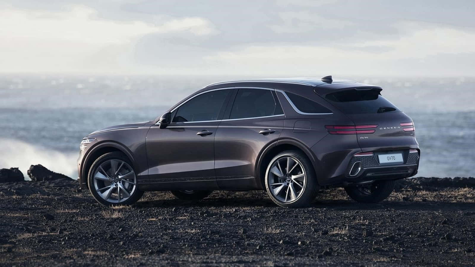 Striking Design of Genesis GV70 Luxury SUV Wallpaper