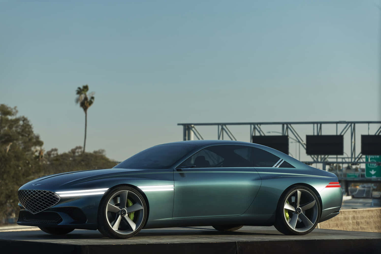 Introducing the Sleek and Futuristic Genesis X Concept Car Wallpaper