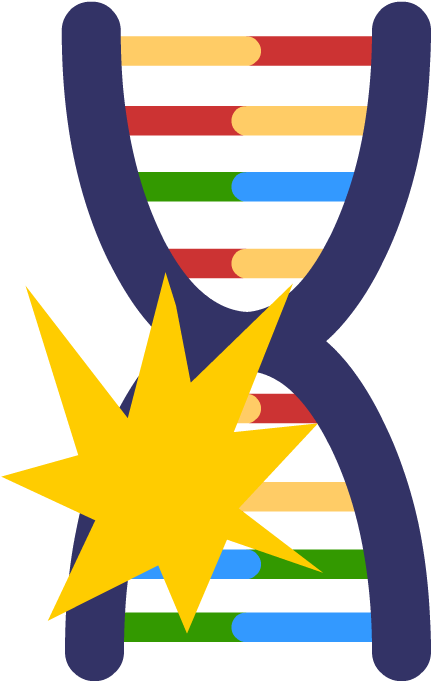 Genetic Mutation Representation PNG