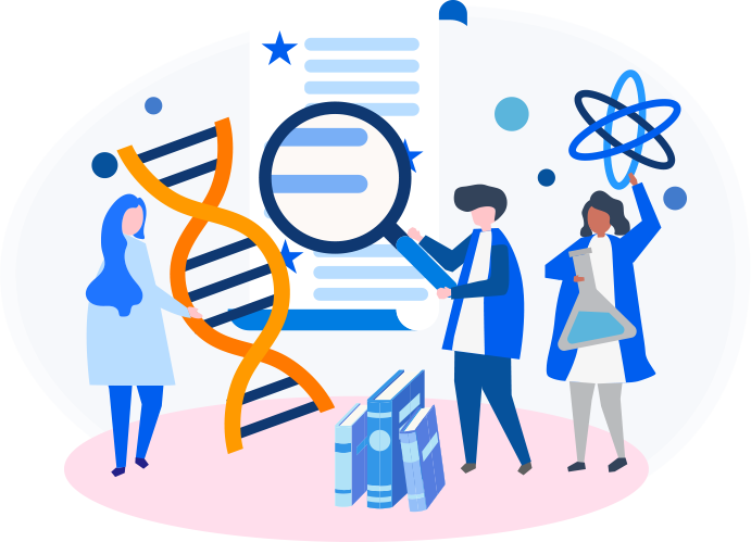 Genetic Research Team Concept PNG