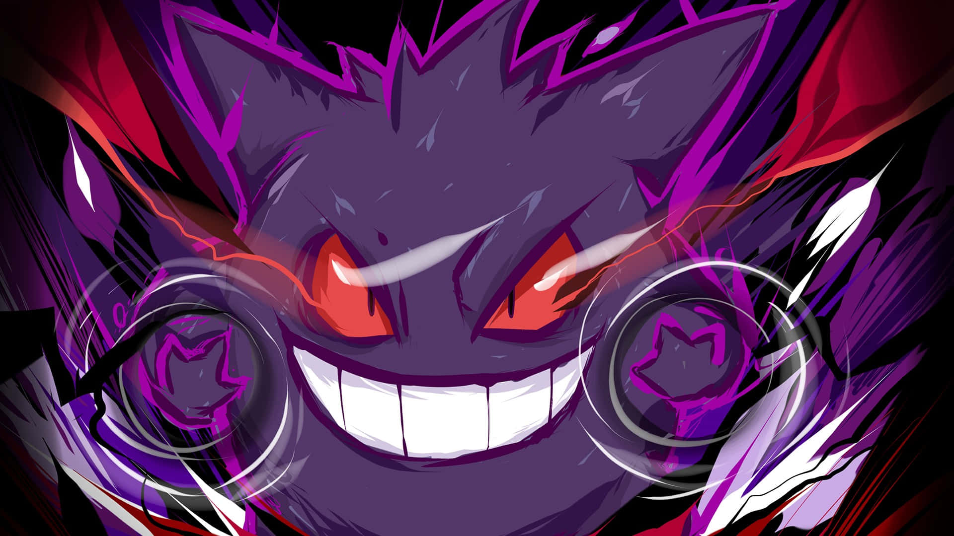 Gengar Dark anime manga pokemon purple HD phone wallpaper  Peakpx