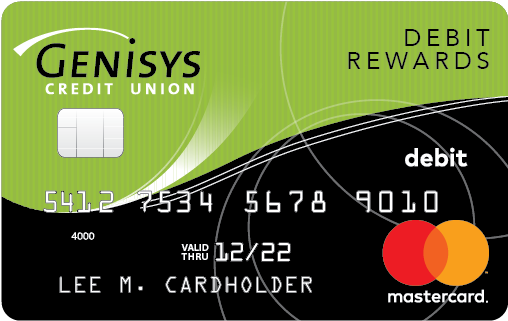 Genisys Credit Union Debit Card PNG