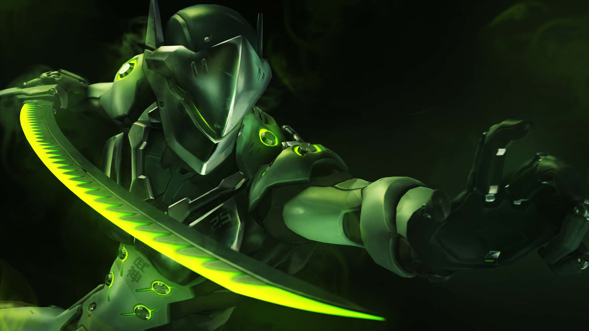 Get Into the Action with Genji 4K Wallpaper