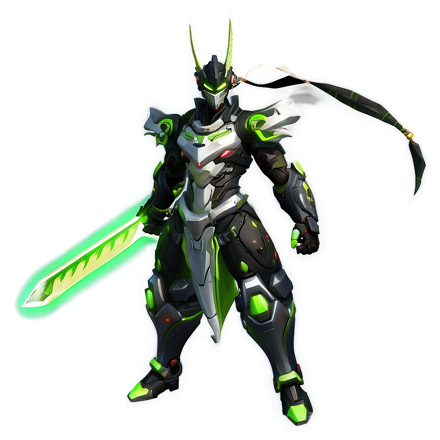 Download Genji Dragonblade Ultimate Png Sst | Wallpapers.com