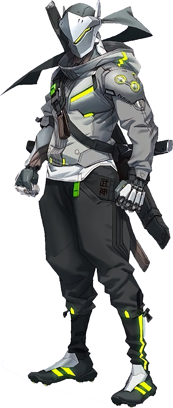 Genji Overwatch Cyber Ninja PNG