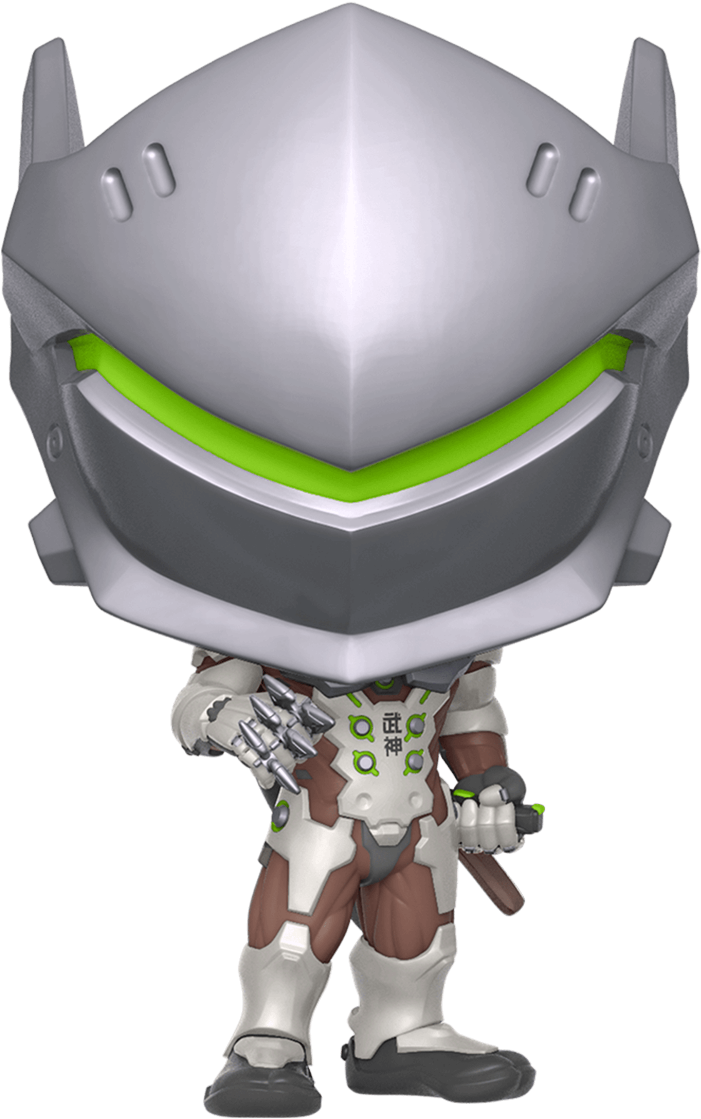 Genji Overwatch Figure Stylized PNG