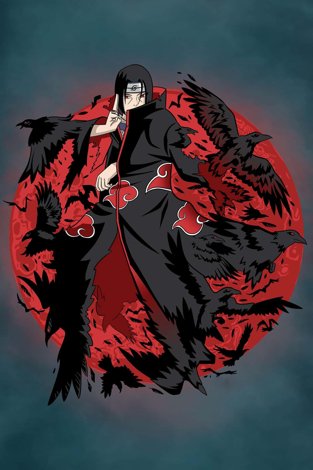 A powerful Genjutsu in action, mesmerizing all who witness its energy Wallpaper