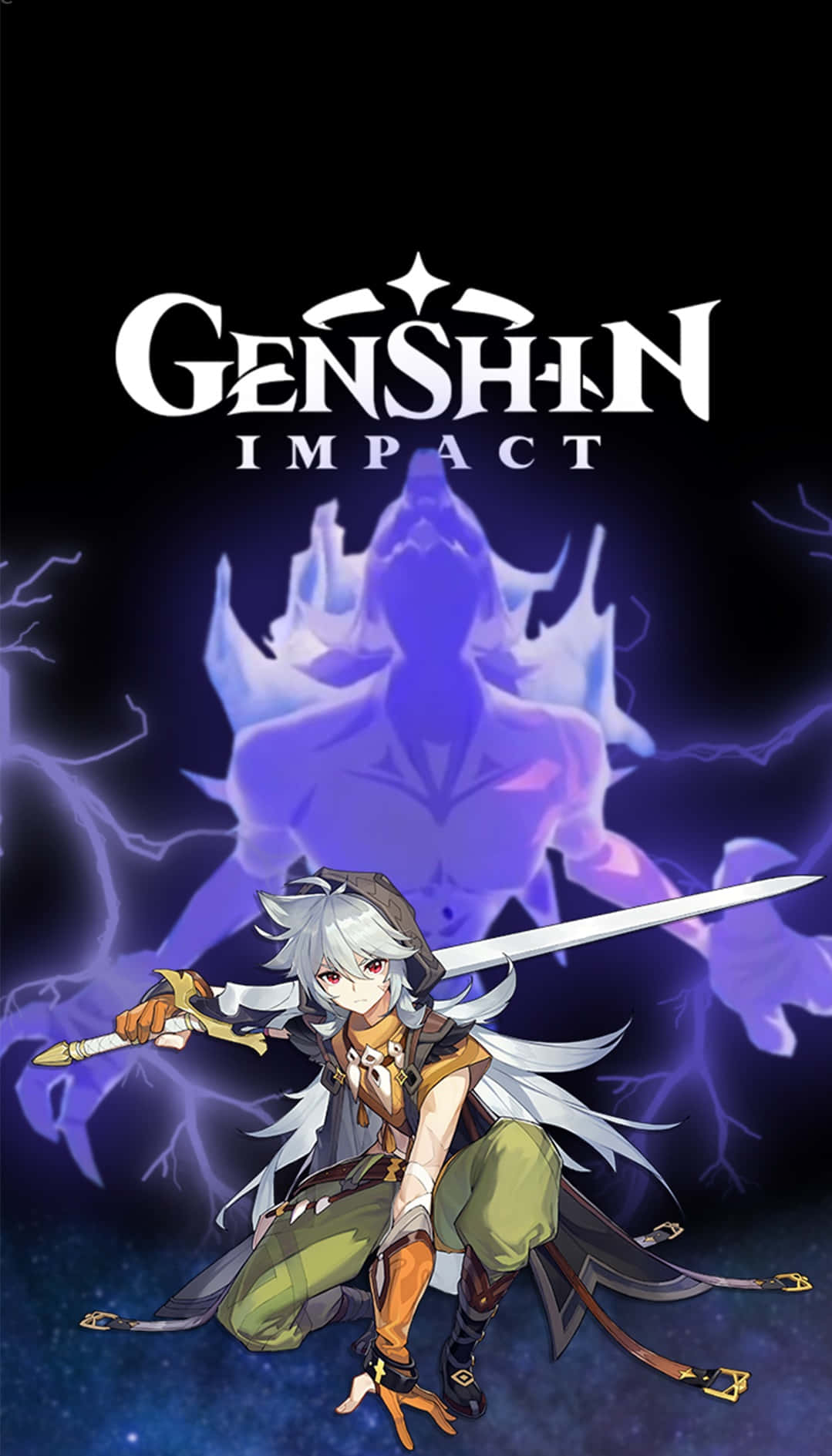 Genshin Impact's Bennett in Action Wallpaper