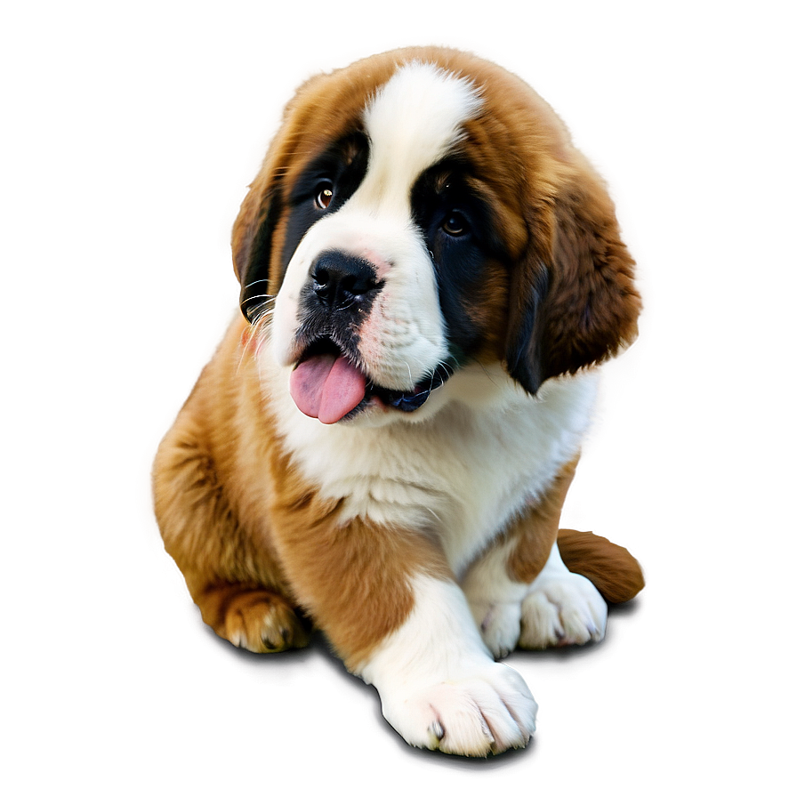 Gentle Giant Saint Bernard Png 06252024 PNG