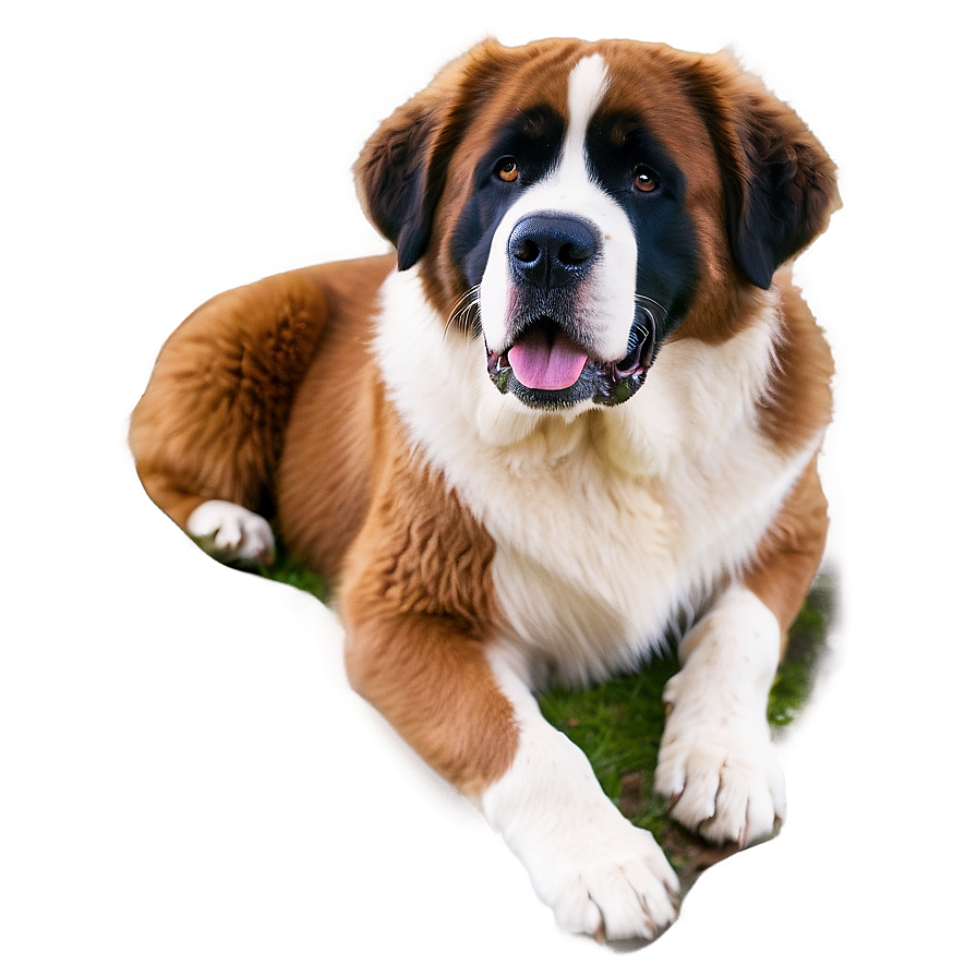 Gentle Giant Saint Bernard Png 06252024 PNG