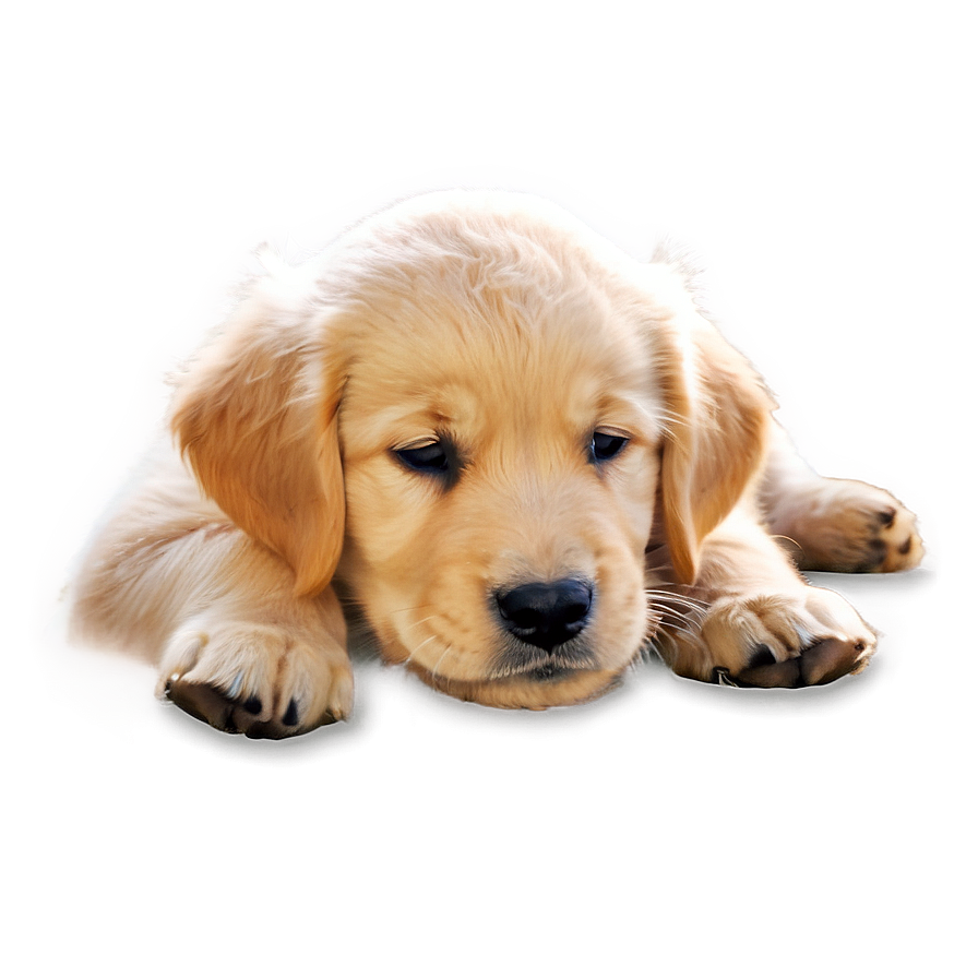 Gentle Golden Retriever Puppy Png Nho PNG