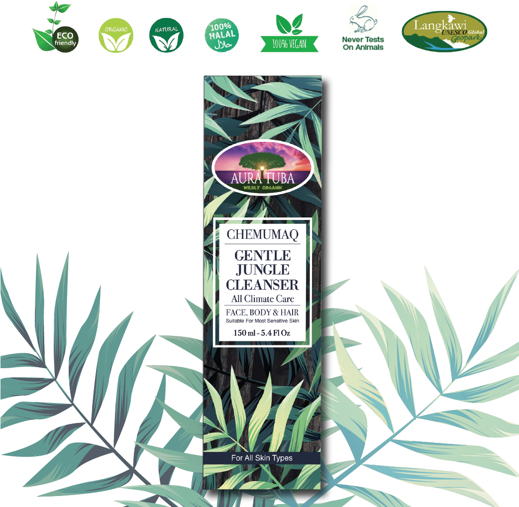 Gentle Jungle Cleanser Product Packaging PNG