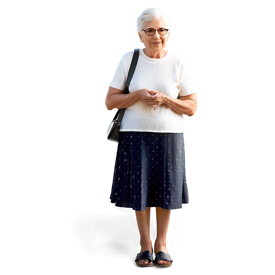 Gentle Old Lady Png 65 PNG