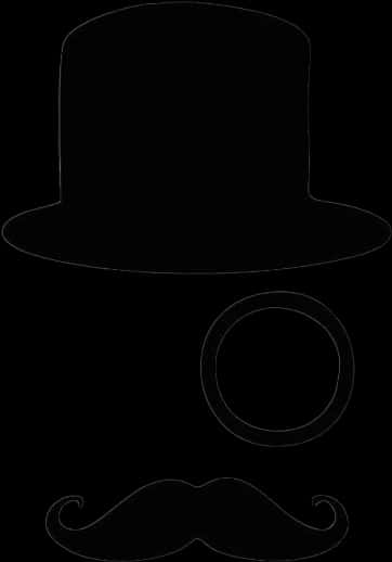 Gentleman Icon Outline PNG