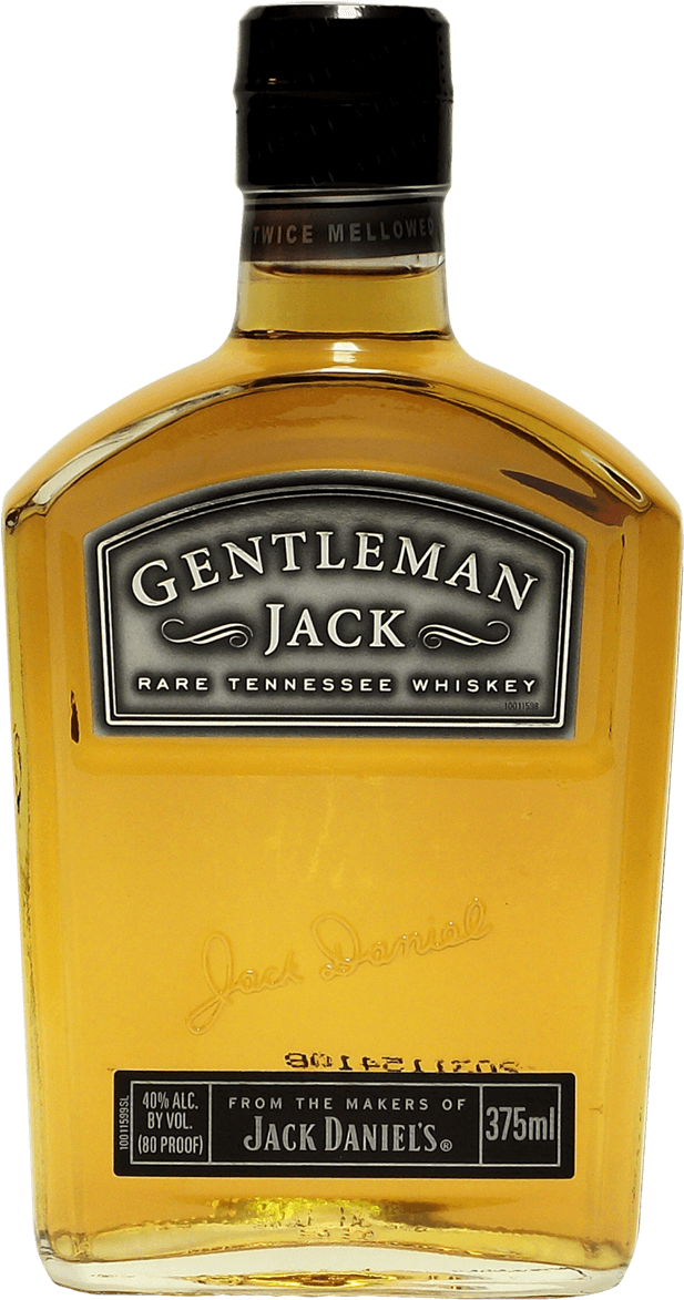 Gentleman Jack Rare Tennessee Whiskey Bottle PNG