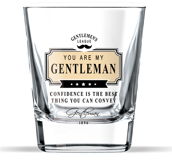 Gentleman League Whiskey Glass PNG
