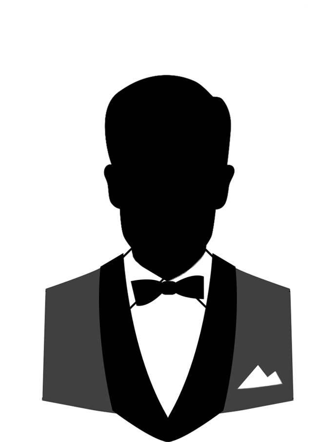 Gentleman Silhouette Vector PNG