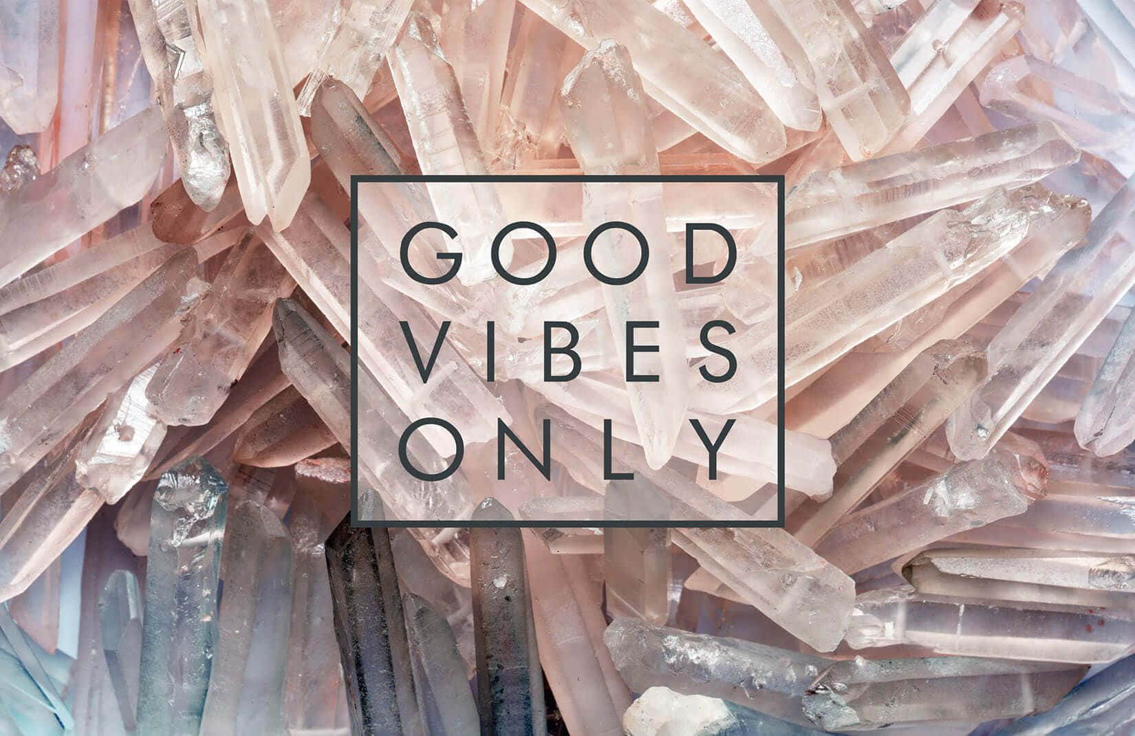 Geode Crystal Good Vibe Graphic Wallpaper
