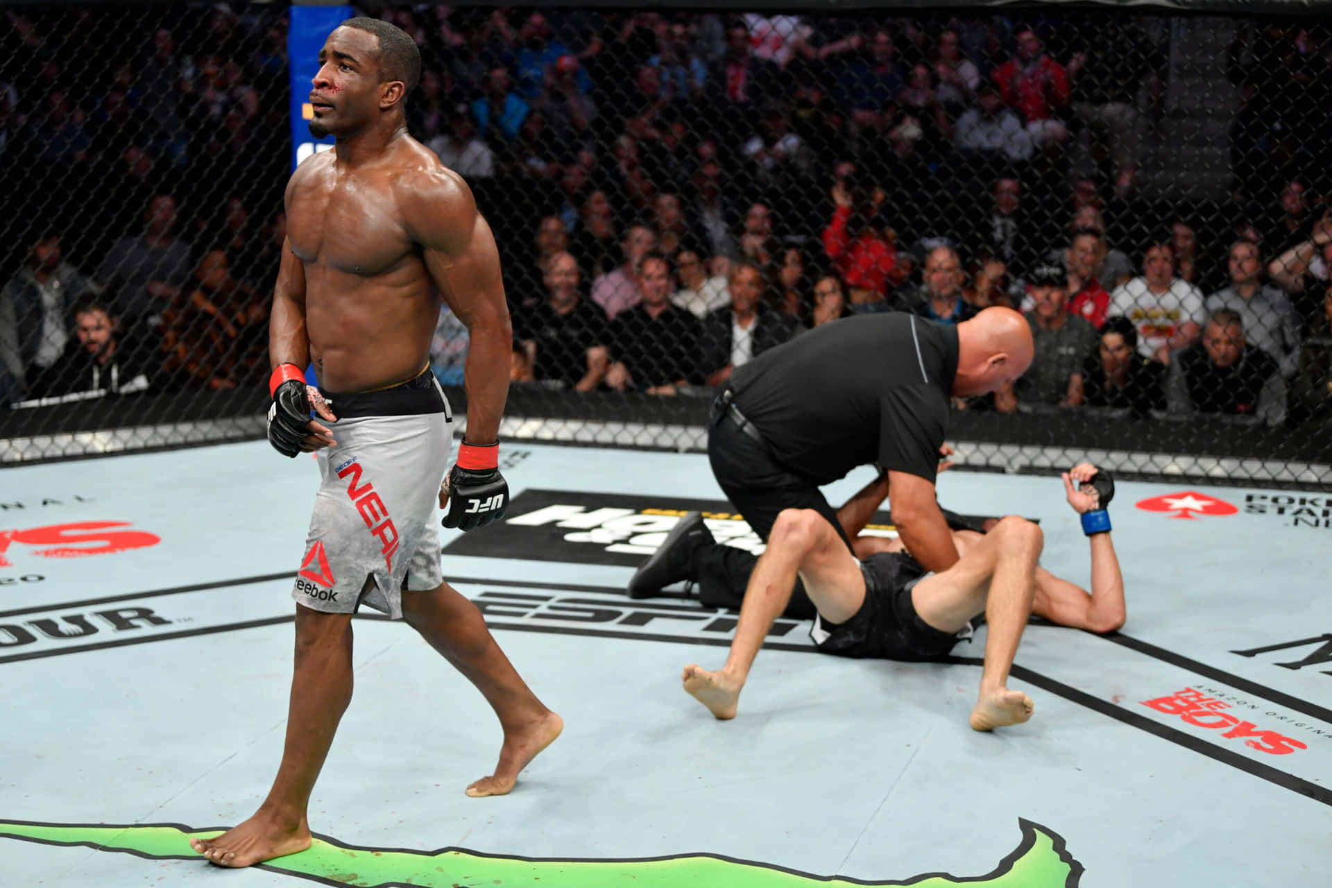 Geoff Neal In Action During A Ufc Match Wallpaper