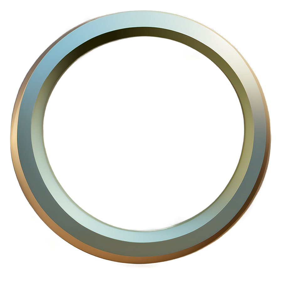 Geometric 3d Circle Shape Png 06272024 PNG