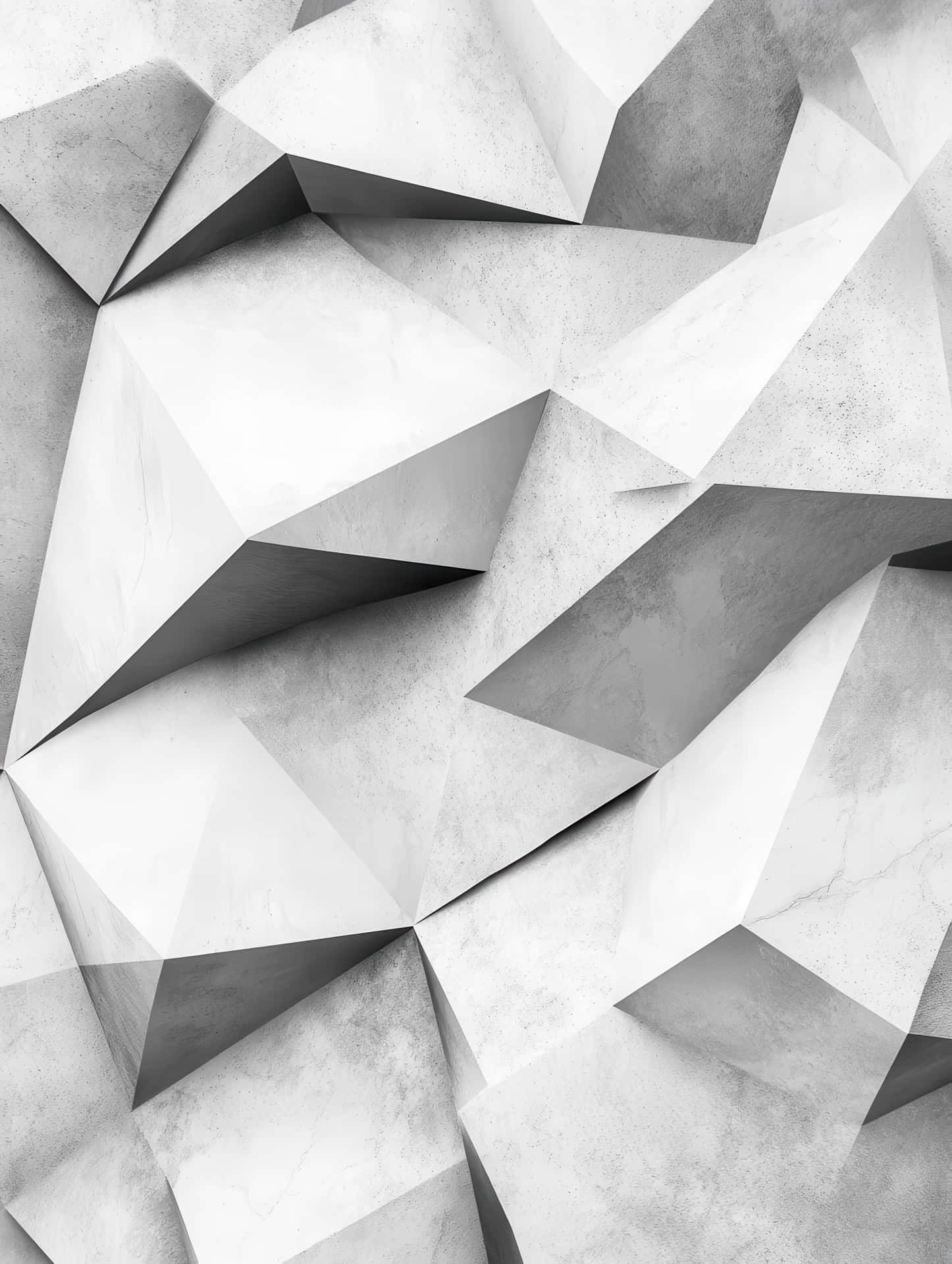 Geometric Abstract Background With Concrete Polygonal Shapes Wallpaper