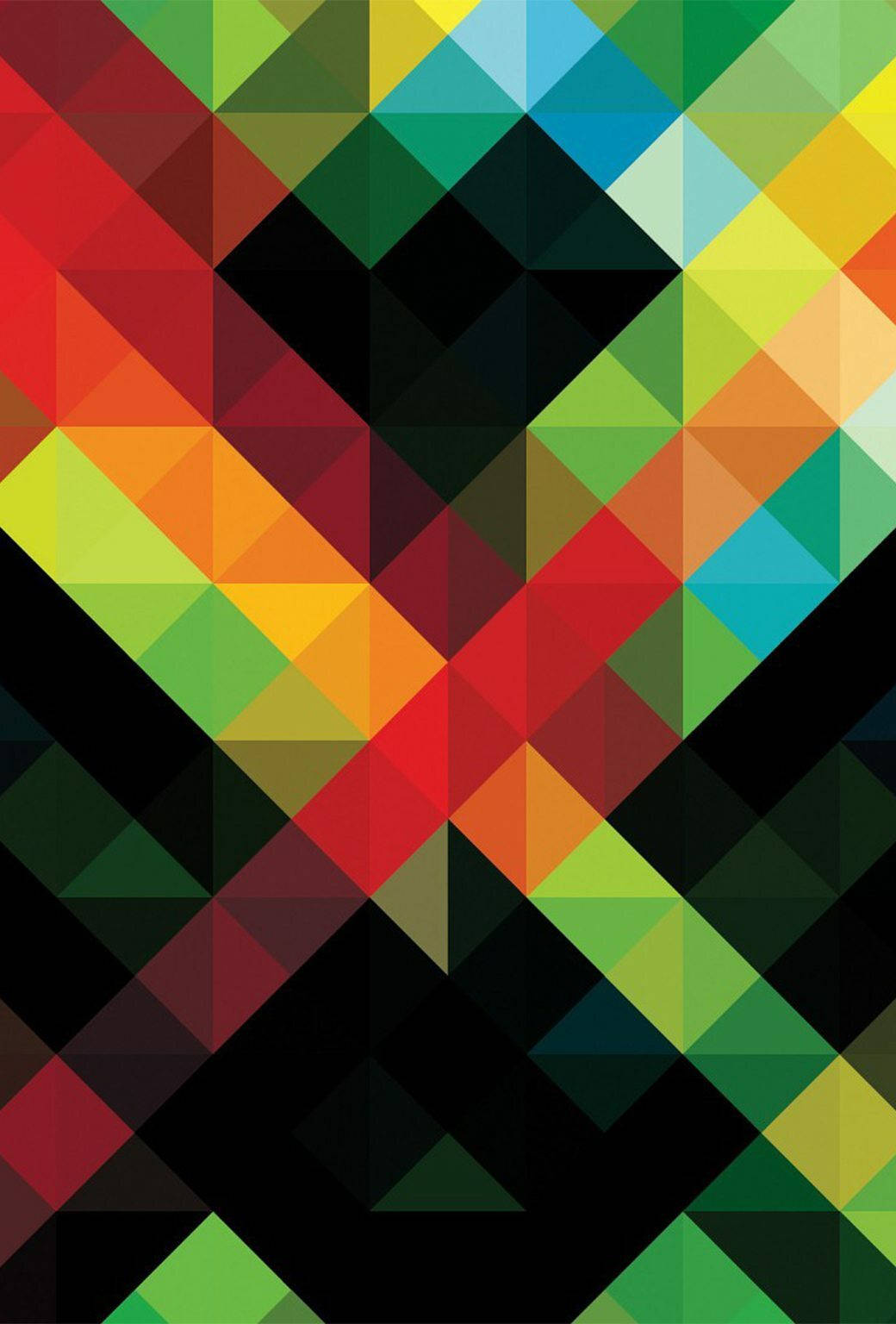 Geometric Art Colorful Iphone 5s Wallpaper