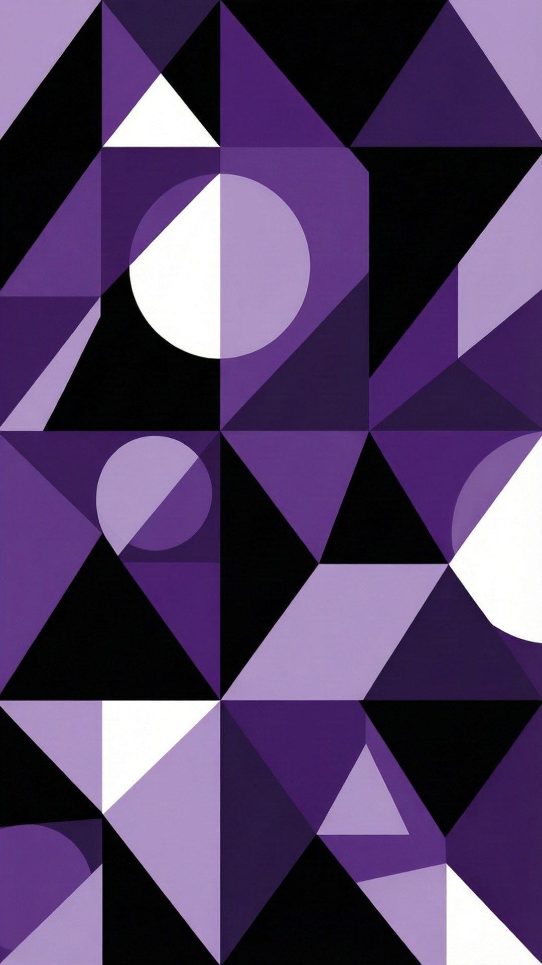 Geometric Asexual Pattern Wallpaper