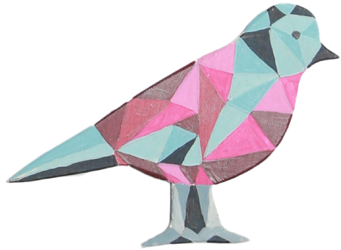 Geometric Bird Artwork.png PNG