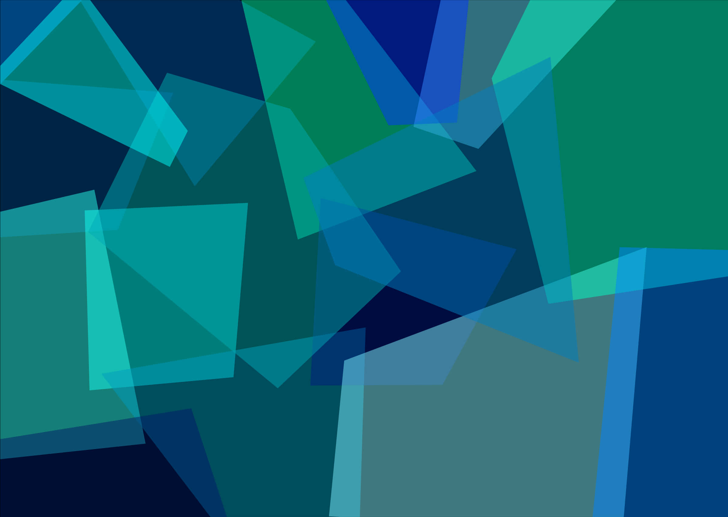 Geometric Blue Green Abstract Background PNG