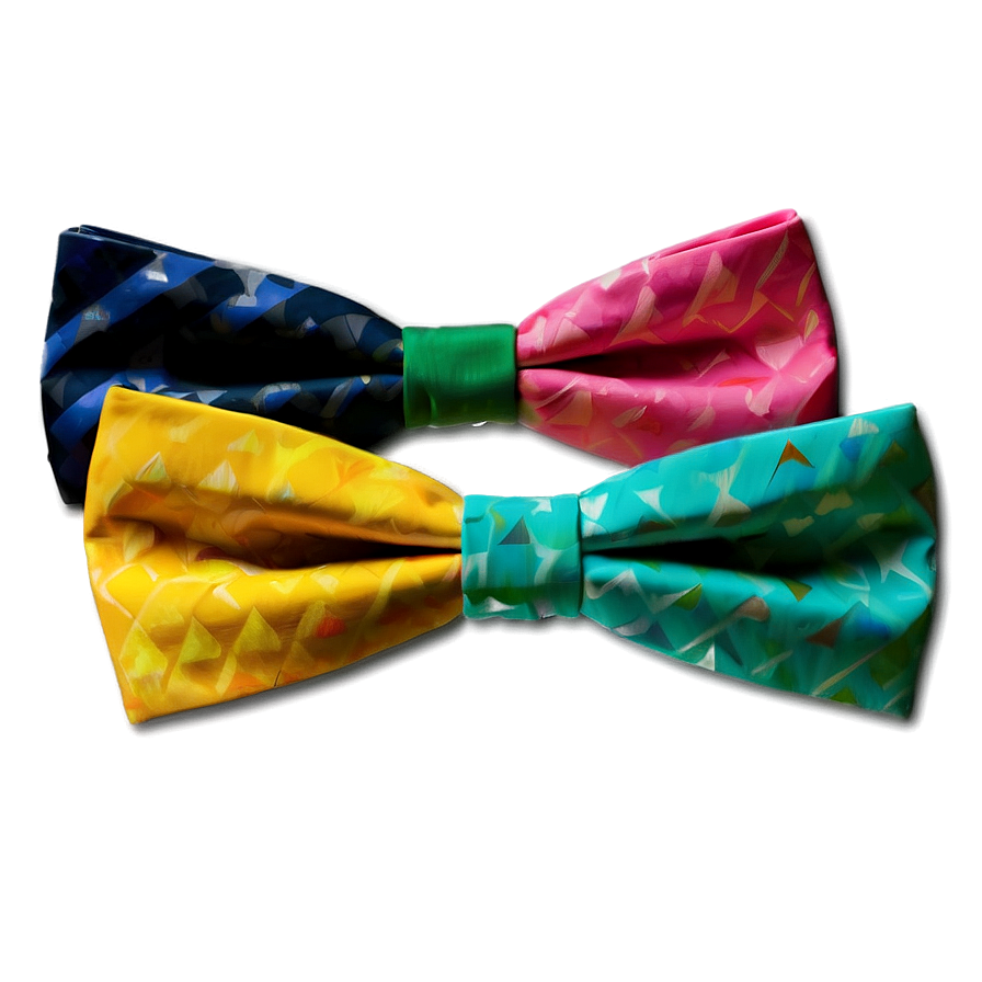 Geometric Bow Tie Png 05252024 PNG