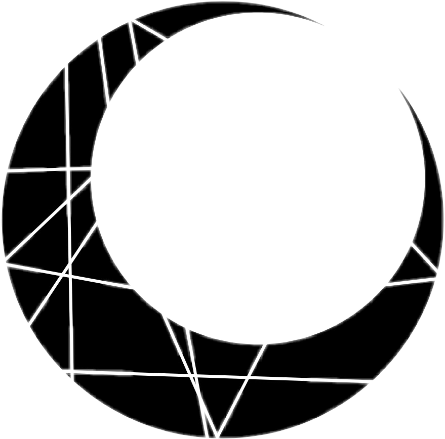 Geometric Circle Fragmented Design PNG