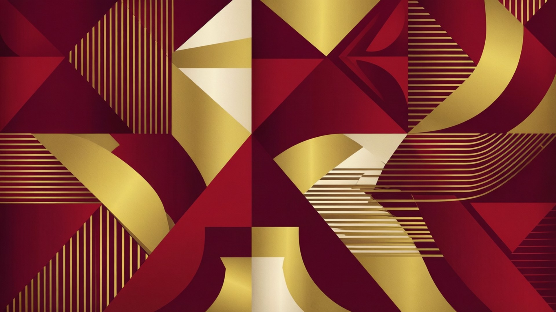 Abstrakt geometrisk tapet med Kappa Alpha Psi-farver.