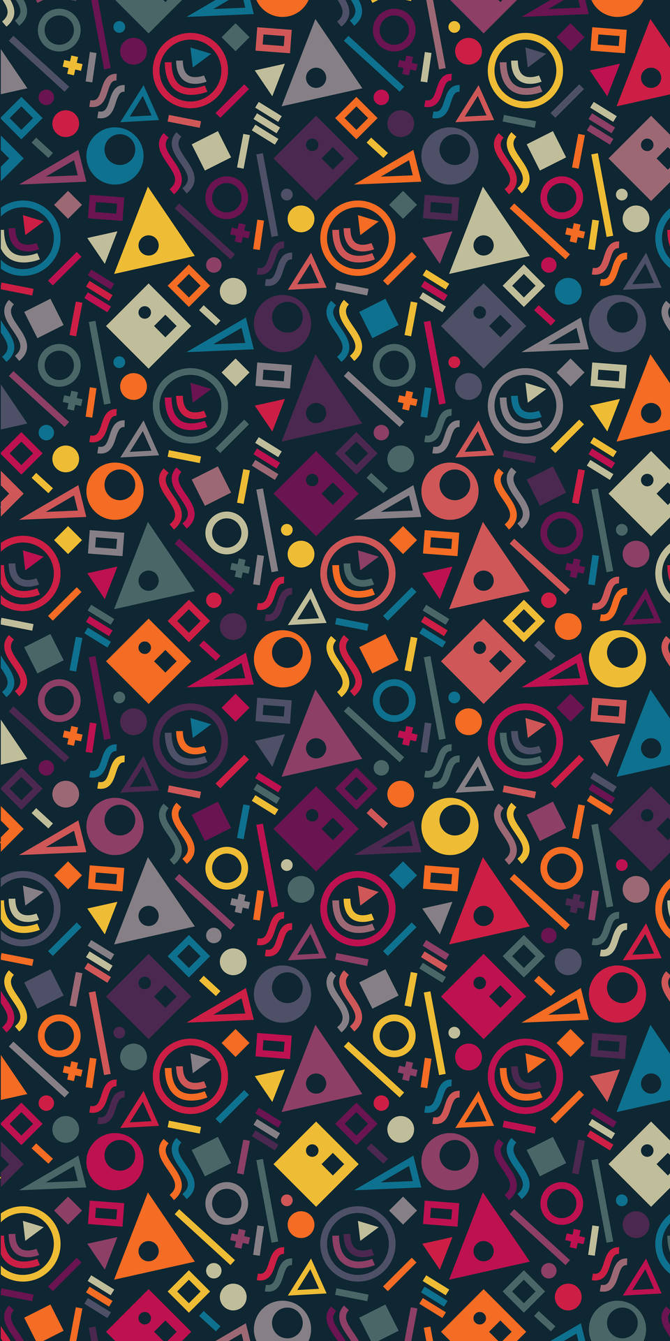Geometrischescooles Muster Wallpaper