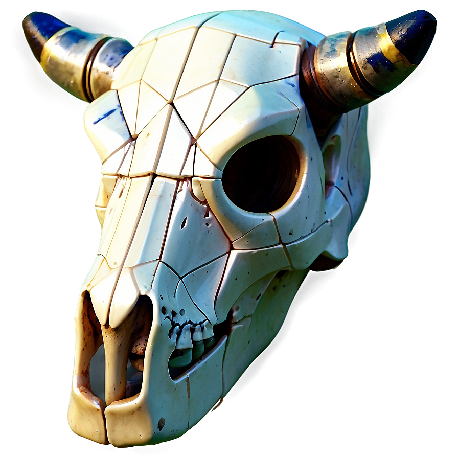 Geometric Cow Skull Png Byx PNG