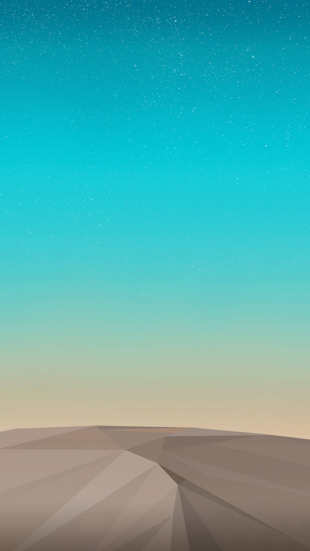 Geometric Desert Illustration Iphone Wallpaper