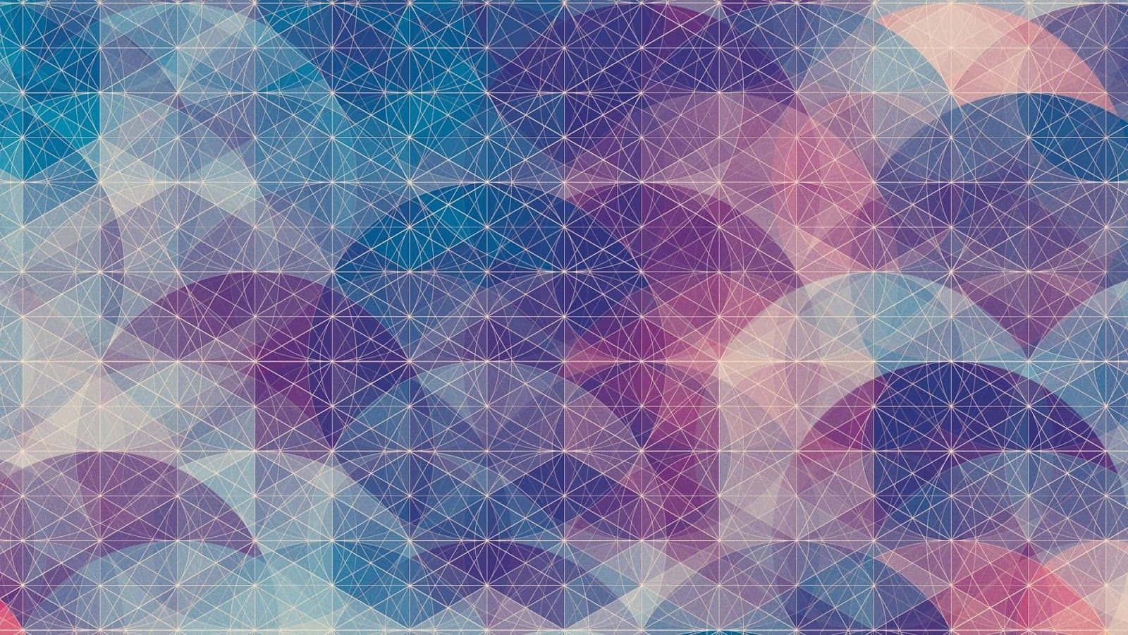 Find beauty in the symmetry of a modern geometric desktop Wallpaper