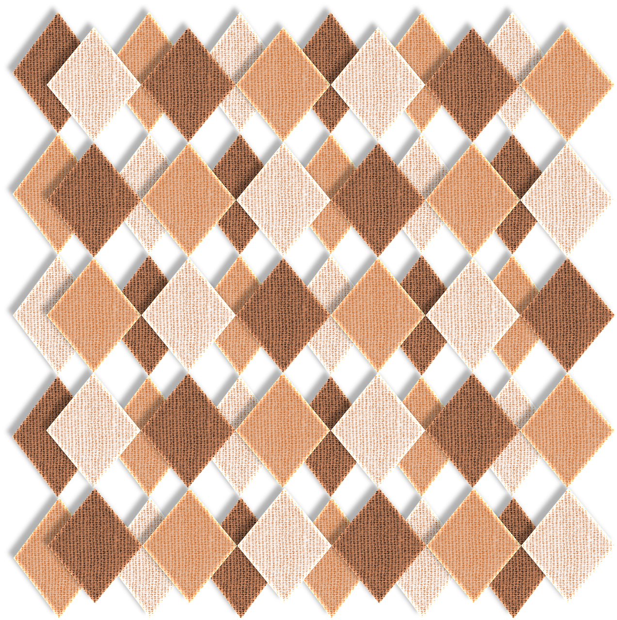 Geometric Fabric Pattern PNG