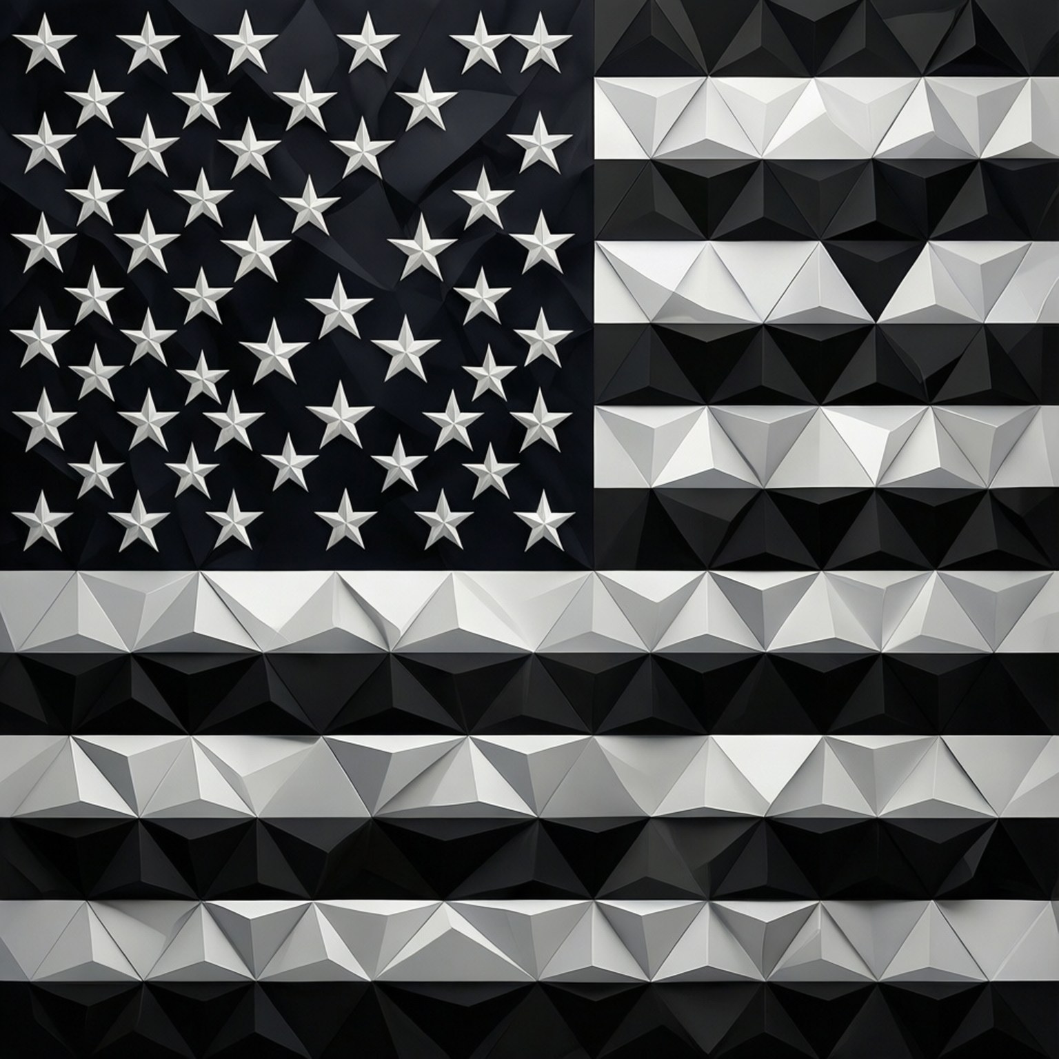 Motif géométrique de drapeau Fonds d'écran
