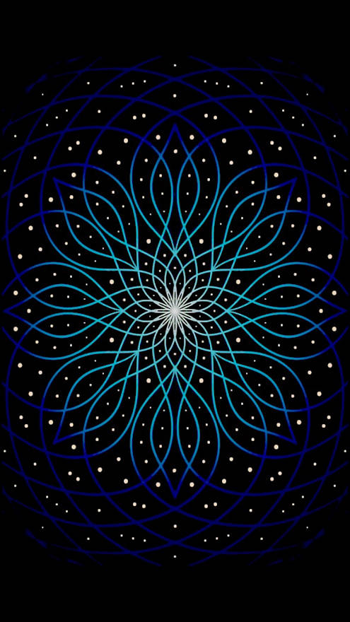 Geometrischeblumen Ios Standard Wallpaper