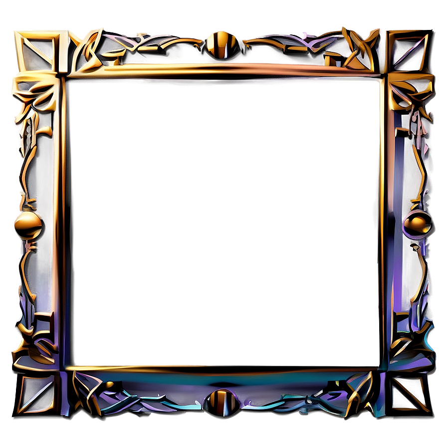 Geometric Frame Png 04292024 PNG