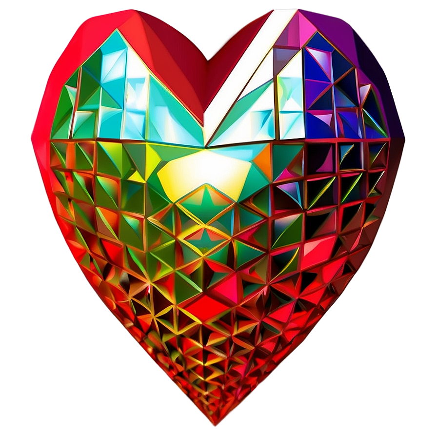 Geometric Heart Clipart Png Cpr PNG