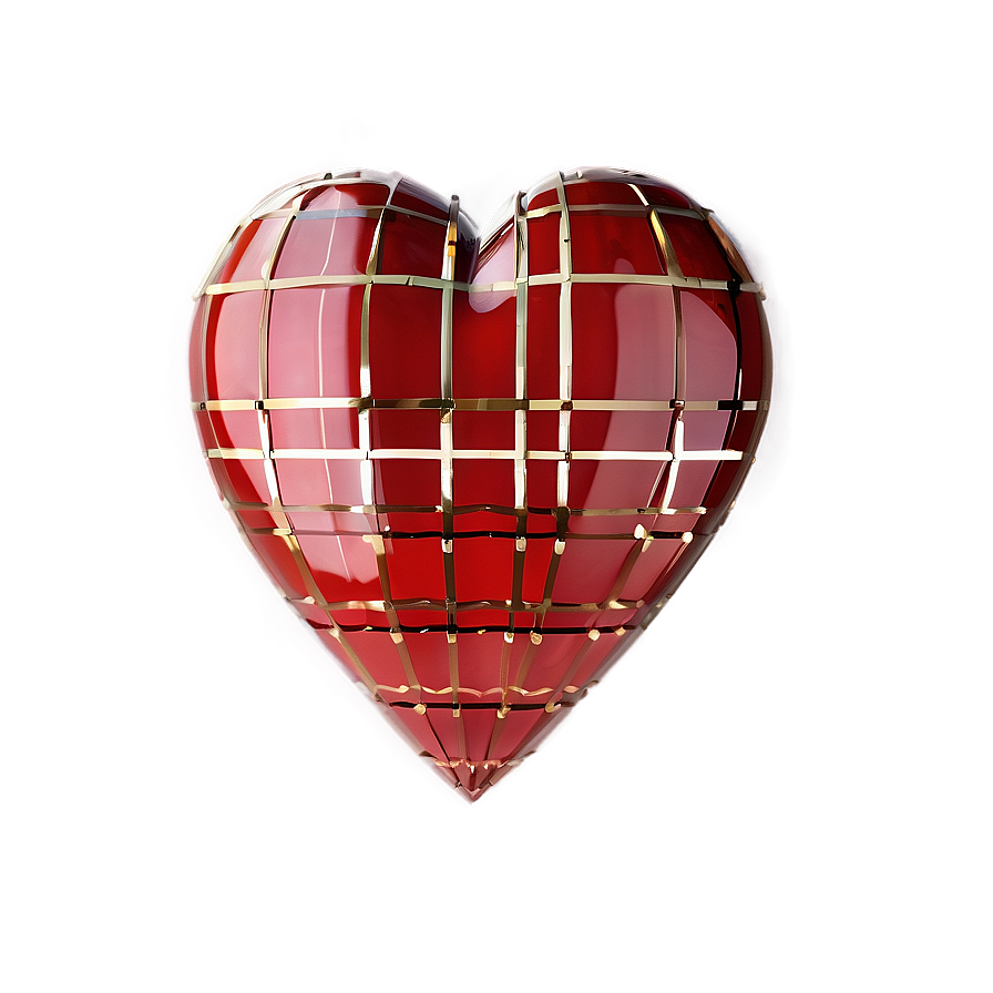 Geometric Heart Pattern Png A PNG