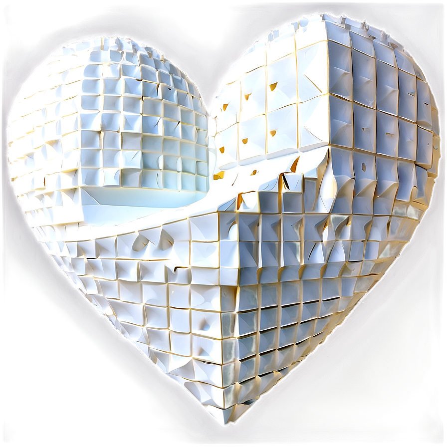 Geometric Heart Pattern Png B PNG