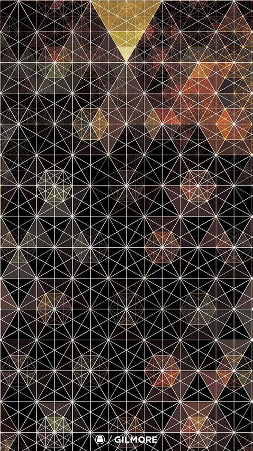Geometrisk Iphone 850 X 1512 Wallpaper