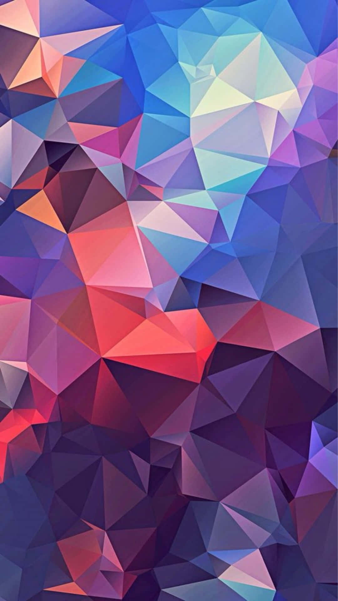 Geometrisk abstrakt mønster på iPhone tapet Wallpaper