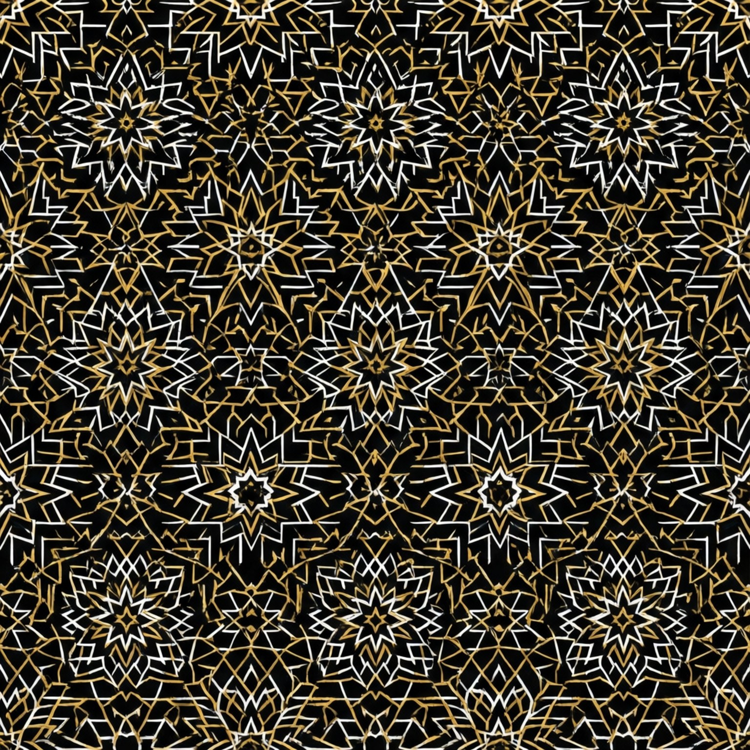 Geometrisk islamisk stjernemønster Wallpapers