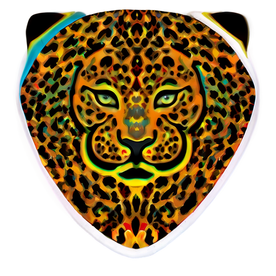 Geometric Leopard Print Png Hfx75 PNG
