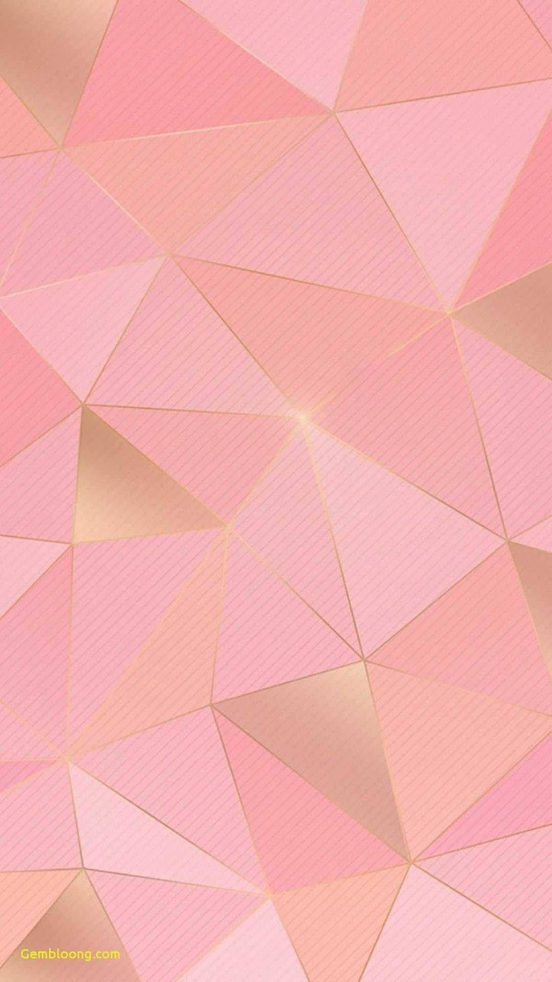 Geometric Light Pink Color Wallpaper